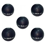 Ficha técnica e caractérísticas do produto Kit Bola Medicine Slam Ball para Crossfit 5 Peças 4, 6, 8, 10 e 12 Kg LIVEUP