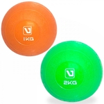 Ficha técnica e caractérísticas do produto Kit 2 Bolas de Peso para Execicios 1kg + 2kg Liveup