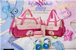 Kit Bolsa Maternidade Bebê Menina Rosa 5 Péças - Baby
