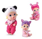 Ficha técnica e caractérísticas do produto Kit 3 Bonecas Bebê Little Dolls Soninho Faz Xixi Divertoys