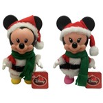 Ficha técnica e caractérísticas do produto Kit Bonecos Pequenos Natal Disney Multibrink : Mickey Papai Noel + Minnie Mamãe Noel