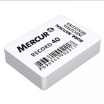 Ficha técnica e caractérísticas do produto Kit Borracha Mercur 40 Branca Média C40 - com 40 Unidades