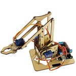 Ficha técnica e caractérísticas do produto Kit Braço Robótico Mdf e Parafusos para Arduino