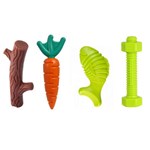 Ficha técnica e caractérísticas do produto Kit Brinquedo Buddy Toys Graveto, Cenoura, Peixe e Parafuso Nylon