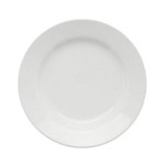 Ficha técnica e caractérísticas do produto Kit C/10 Prato Branco Raso 25cm Cerâmica para Buffet e Restaurante