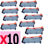 Kit C/ 10 Un Toner Compatível C/ Brother Tn2370 Tn-2370 Tn2340 Tn660 2320d 2360dw Premium 2.6k