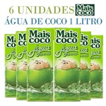 Ficha técnica e caractérísticas do produto Kit C/ 6 Unidades - Agua de Coco 1Litro Mais Coco