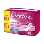 Ficha técnica e caractérísticas do produto Kit C/ 3 Protetores Diário CAREFREE Proteção Sem Perfume 60 Unidades