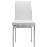 Kit 2 Cadeiras 306 Couríssimo Móveis Carraro Branco