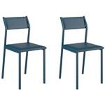 Kit 2 Cadeiras 1709 Azul - Carraro