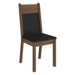 Ficha técnica e caractérísticas do produto Kit 4 Cadeiras 4280 Madesa Rustic/Preto