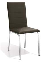 Ficha técnica e caractérísticas do produto Kit 2 Cadeiras Amsterdã Cromada de Metal Marrom Kappesberg
