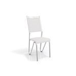 Ficha técnica e caractérísticas do produto Kit 2 Cadeiras com Acabamento Cromado Kappesberg Londres 2C056 Branco
