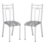 Ficha técnica e caractérísticas do produto Kit - Cadeiras Cozinha 023 Iguatemi Artefamol - Branco