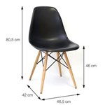 Ficha técnica e caractérísticas do produto KIT 2 Cadeiras de Jantar OR-1102b Or Design - PRETO