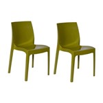 Ficha técnica e caractérísticas do produto Kit 2 Cadeiras Ice Verde OR Design