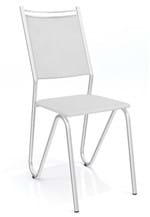 Ficha técnica e caractérísticas do produto Kit 2 Cadeiras Londres Cromada de Metal Branco Kappesberg