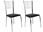 Ficha técnica e caractérísticas do produto Kit Cadeiras 2 Peças Design Final - Atlanta