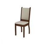 Ficha técnica e caractérísticas do produto Kit 2 Cadeiras Rustic e Crema Madesa 4238 - Marrom