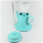 Ficha técnica e caractérísticas do produto Kit Café Gourmet Mini Bule 200ml Alumínio Tiffany com Coador