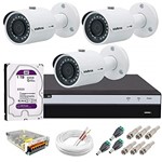 Ficha técnica e caractérísticas do produto Kit 3 Câmeras de Segurança 4MP 2k VHD 3430 B + DVR Intelbras 4K + HD WD Purple + Acessórios