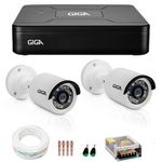 Ficha técnica e caractérísticas do produto Kit 2 Câmeras de Segurança HD 720p Giga Security GS0013 + DVR Giga Security Multi HD + Acessórios
