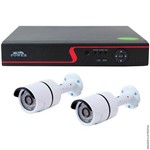 Ficha técnica e caractérísticas do produto Kit 2 Câmeras de Segurança Jortan Ahd + Dvr Power 4 Canais Multi HD