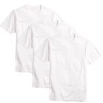 Ficha técnica e caractérísticas do produto Kit 3 Camisetas Básicas Masculina T-shirt 100% Algodão Branca Tee