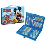 Ficha técnica e caractérísticas do produto Kit Canetinha com Acessório Maleta Mickey Mouse com 66 Itens - Molin