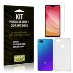 Kit Capa Anti Shock Xiaomi Mi 8 Lite Capa Anti Shock + Película de Vidro - Armyshield