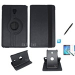 Kit Capa Case Galaxy Tab S4 - Modelo T835 10,5 Polegadas 360 / Can Touch + Pel Vidro (Preto)