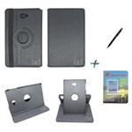 Ficha técnica e caractérísticas do produto Kit Capa Case Galaxy Tab a Note - 10.1´ Giratória / Caneta Touch + Película de Vidro (Preto)
