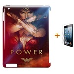 Ficha técnica e caractérísticas do produto Kit Capa Case Tpu Ipad 2/3/4 Mulher Maravilha Wonder Woman(bd01)