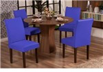 Ficha técnica e caractérísticas do produto Capa de Cadeira 01 Unidades Malha Gel - Azul Royal - Rulidry