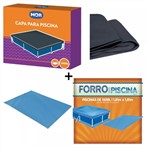 Ficha técnica e caractérísticas do produto Kit Capa + Forro para Piscina de 1500 Litros Mor