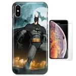 Ficha técnica e caractérísticas do produto Kit Capa Iphone Xs - 5.8 - Batman e Pelicula