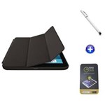 Ficha técnica e caractérísticas do produto Kit Capa Smart Case Ipad Air 2 (iPad 6)+ Película de Vidro + Caneta Touch (Preto)