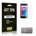 Ficha técnica e caractérísticas do produto Kit Capa TPU Lenovo K6 Plus Capa Tpu + Película de Vidro -ArmyShield