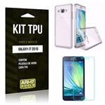 Ficha técnica e caractérísticas do produto Kit Capa TPU Samsung J7 2015 Capa Tpu + Película de Vidro -ArmyShield