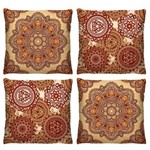 Ficha técnica e caractérísticas do produto Kit Capas de Almofada Estampas Mandala 4 Peças para Sala 40cm X 40cm