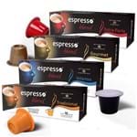 Ficha técnica e caractérísticas do produto Kit Cápsulas de Café Compatíveis com Nespresso Espresso Blend - 40 Un.