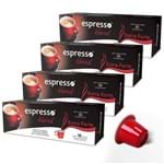 Ficha técnica e caractérísticas do produto Kit Cápsulas de Café Compatíveis com Nespresso Espresso Blend Extraforte - 40 Un.