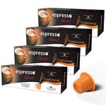 Ficha técnica e caractérísticas do produto Kit Cápsulas de Café Compatíveis com Nespresso® Espresso Blend Tradicional - 40 Un.