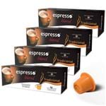 Ficha técnica e caractérísticas do produto Kit Cápsulas de Café Compatíveis com Nespresso Espresso Blend Tradicional - 40 Un.