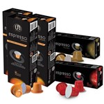 Ficha técnica e caractérísticas do produto Kit Cápsulas de Café Compatíveis com Nespresso® Utam Uno - 50 Un.