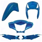 Ficha técnica e caractérísticas do produto Kit Carenagem Biz 125 2005 e 2006 - Azul Metalico