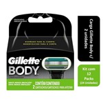 Ficha técnica e caractérísticas do produto Kit Carga Gillette Body com 24 Unidades