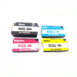 Ficha técnica e caractérísticas do produto Kit cartucho tinta compatível HP 950XL + 951XL - 4 cores
