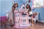 Kit Casa Boneca e Móveis Escala Barbie Emily P+B - Darama