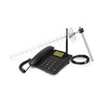 Ficha técnica e caractérísticas do produto Kit Celular Fixo GSM Rural Intelbras CFA4012 (CF4000 + Antena Dual 17Db)